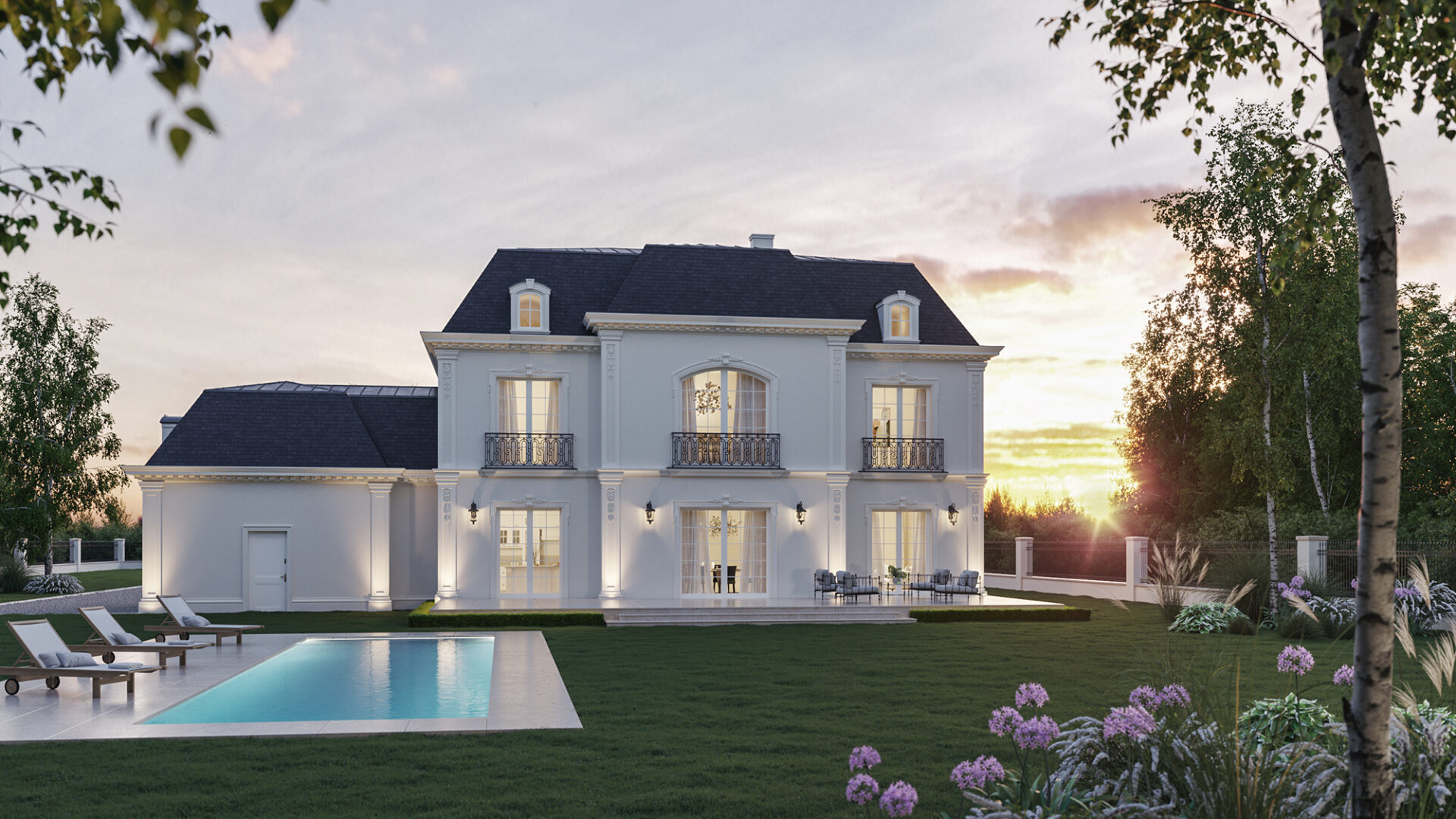 Gotowe projekty domów willi clasique