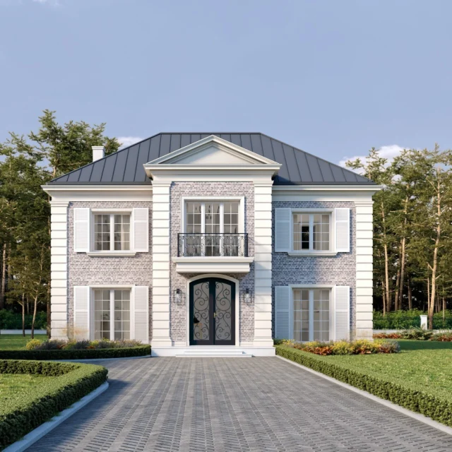 Willa Pavé to projekt, który idealnie sprawdzi się dla rodziny 2+2 lub 2+3, a elewacja z cegły wkomponuje się pięknie zarówno na działce miejskiej jak i  w otoczenie podmiejskie 🌾🌾

Na parterze zaprojektowaliśmy wysokie okna, zapewniające idealne doświetlenie ☀️☀️ i będące zarazem wyjściem na taras zewnętrzny. 

Piętro to blisko 115 m² powierzchni, gdzie udało nam się zaaranżować 3 sypialnie dla dzieci pełni wyposażony salon kąpielowy, z wanną, prysznicem, podwójnymi umywalkami, WC i bidetem💦💦 

W głównej sypialni, która posiada garderobę i łazienkę zaprojektowaliśmy dodatkowy bonus w postaci dostępu do balkonu od frontu. Najmniejsza z sypialni dla dzieci lub też dodatkowy pokój gościnny ma piękne, potrójne okno🪟🪟 z widokiem na ogród i balkon o powierzchni 13 m², który idealnie sprawdzi się jako miejsce do zażywania kąpieli słonecznych

Dajcie znać, czy ten projekt skradł też Wasze serca? My niezmiennie go uwielbiamy! 💕💕

#UR #designbyUR #classicarchitecture #classicgarden #classicdesign #luxuryhome #archilovers #exterior #elevation #projekt #architektura #classicfacade #classicdesign #luxuryhome #homemakeover #uniqueresidence #uniqueinteriors #classicarchitecture #luxuryresidence #classicvilla #luxuryvilla #timelessarchitecture