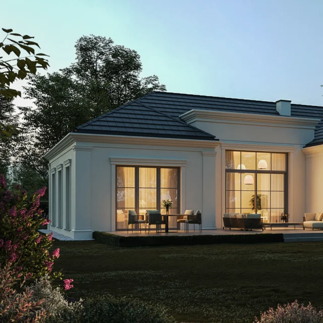 Willa Étage 💫💫 

Projekt domu parterowego z garażem w bryle, który zaplanowaliśmy na 250m2 - czy to będzie prawdziwa perła w naszym portfolio? Coś czujemy, że tak 🤗🤗

Już w przyszłym tygodniu jego premiera, ale już teraz odsłaniamy przed Wami kilka ujęć, bo jest 🔥🔥

Jeśli właśnie na taką „parterówkę” czekaliście, koniecznie napiszcie do nas wiadomość mailową na adres: office@unique-residence.com

Niech nie ominie Was ta nowość! 😉😉

#UR #designbyUR #classicarchitecture #classicgarden #classicdesign #luxuryhome #archilovers #exterior #elevation #projekt #architektura #classicfacade #classicdesign #luxuryhome #homemakeover #uniqueresidence #uniqueinteriors #classicarchitecture #luxuryresidence #classicvilla #luxuryvilla #timelessarchitecture #markawlasna #autopromocja